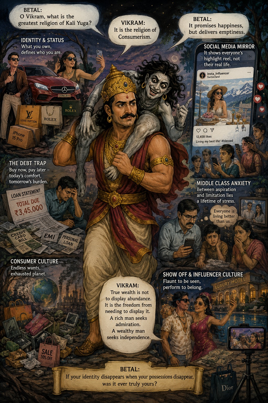 Vikram and Betal — The Kingdom of Mirrors: Consumerism in Kali Yuga