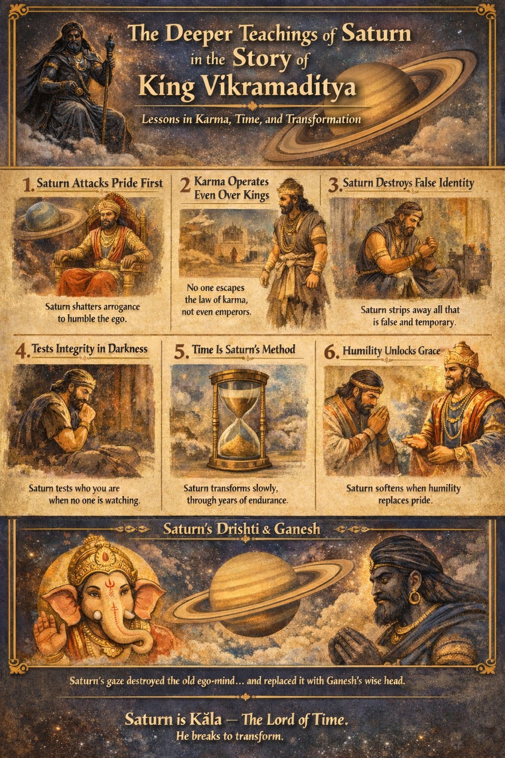 The Deeper Teachings of Saturn in the Story of King Vikramāditya